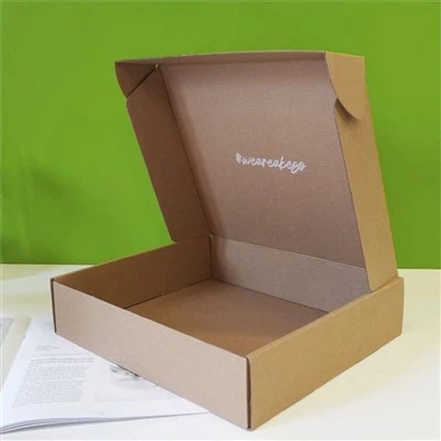 Hnedá vlnitá škatuľa